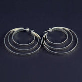 Hammered Circles Earrings