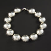 Hammered Ball Necklace