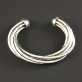 Wired Plain Bracelet Mexican Sterling Silver