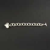 Chained Heart Bracelet