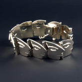 Linked Faces Bracelet