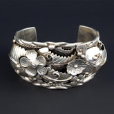 Flowered Plain Bracelet