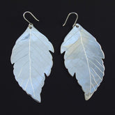 Fine Leaf Earrings