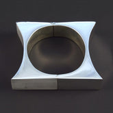 Square Plain Bracelet Mexican Sterling Silver