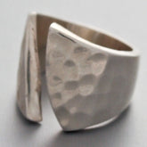 Hammered Open Ring