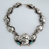 Silver Leaves Necklace