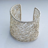 Large Knitted Plain Bracelet