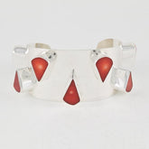 Silver Coral Bracelet