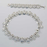 Silver Plain Circles and Rectagles