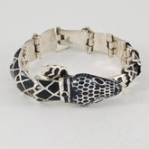 Onix Snake Bracelet
