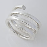 Bracelet Espiral Tubo Cuadrado