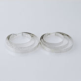 Hoops Hammered Earring