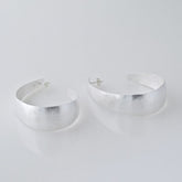 Hoops Brushed Earring