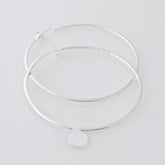 Large Hammered Hoop