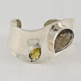 Yellow & Brown Stones Plain Bracelet