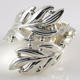 Plain Olives Branch Bracelet Mexican Sterling Silver