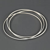 3 Flat Thin Bracelets