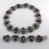 Amethyst, Coral & Turquoise Set