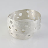 Spiral Brushed Cutout Bracelet