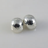 Hammered Oval Clip-ons Earrings