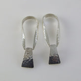 Hammered Flat Clip-ons Earrings
