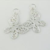Brushed Butterfly Post Earrings