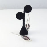 Amethyste Smokey Topaz Post Earrings