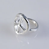 Plain Peace Ring