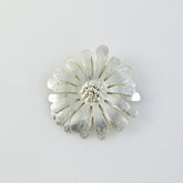 Brushed Flower Pendant