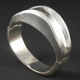 Shiny Plain Silver Bracelet