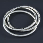 3 Plain Hollow Rings