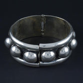 Pressed Beads Plain Mexican Sterling Silver