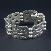 Plain Bracelet with Silver Marbles