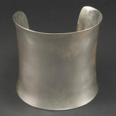 Large Tarnish Concave Bracelet