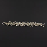 Linked Mini-Rings Plain Bracelet