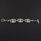 Shiny Silver Chain Bracelet