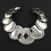 Shiny Flat Circles Bracelet