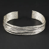 Knott with Oxide Silver Bracelet