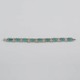 2 Lines of Fine Turquoise Stones