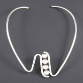 Silver Marbles Fine Necklace