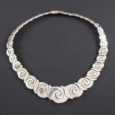 Linked Spirals Plain Necklace