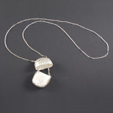 Silver Basket Necklace