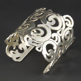 Hand Cutout Bracelet Mexican Sterling Silver