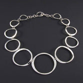 Bent Circles Necklace