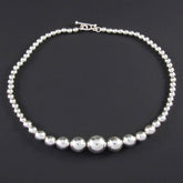 Silver Marbles Necklace