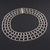 Silver Mesh Necklace