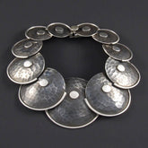Hammered Circles Bracelet