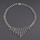 Flowered Chain Necklace