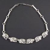 Cheetah Faces Necklace