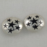 Onix Stars Earrings